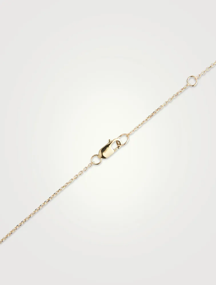 Mini Royale 14K Gold Evil Eye Necklace With Diamonds