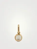 Bonheur 14K Gold Pendant Charm With Moonstone