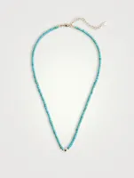 Bohème Turquoise Heishi Rondelle Necklace