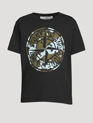 Camo Compass Cotton T-Shirt