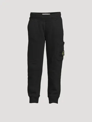 Cotton Sweatpants With Badge