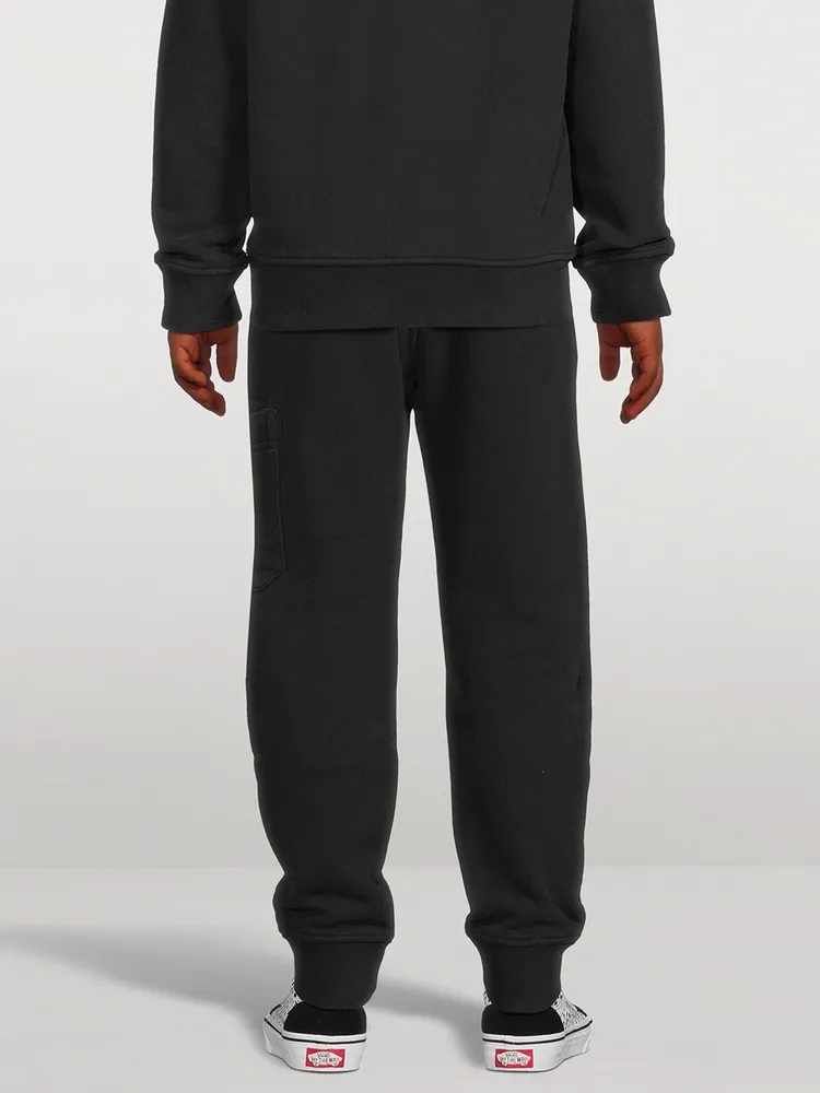 Cotton Sweatpants With Badge