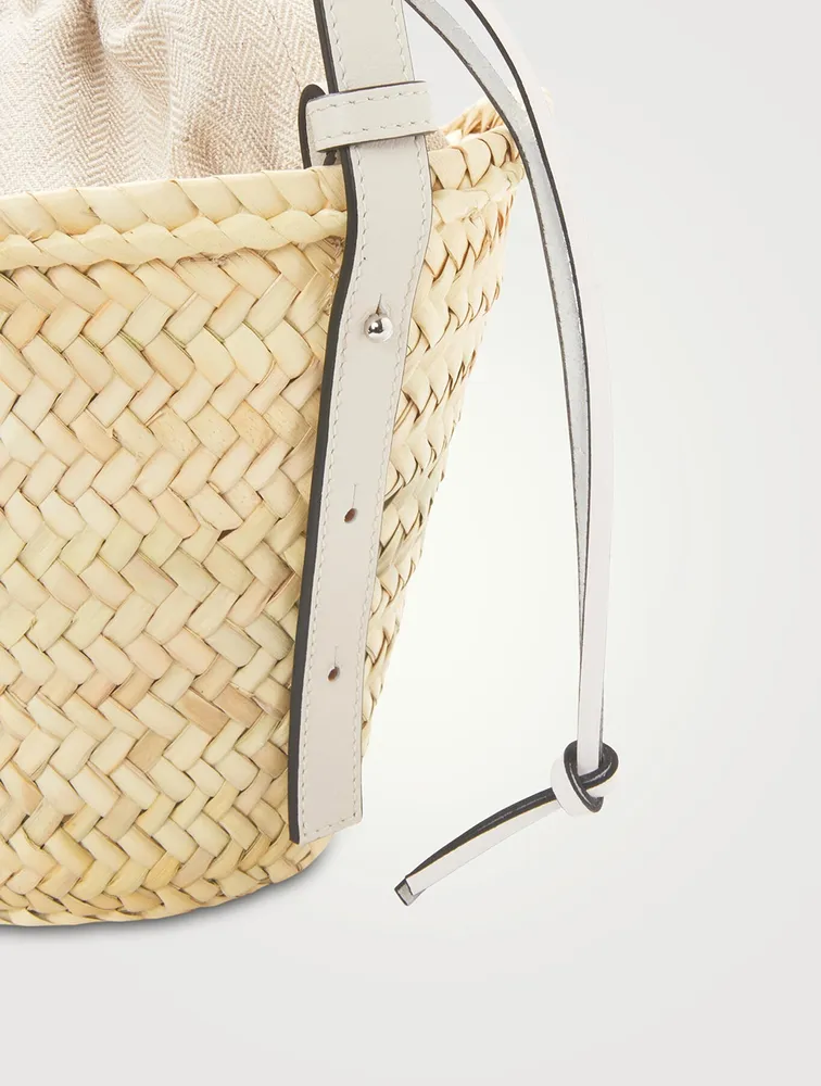 Loewe x Paula’s Ibiza Raffia Bucket Bag