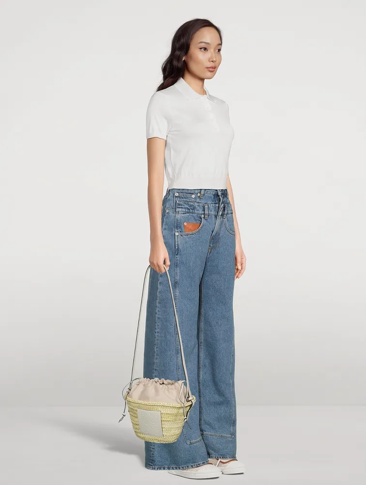 Loewe x Paula’s Ibiza Raffia Bucket Bag