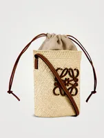 Loewe x Paula’s Ibiza Pocket Raffia Crossbody Bag