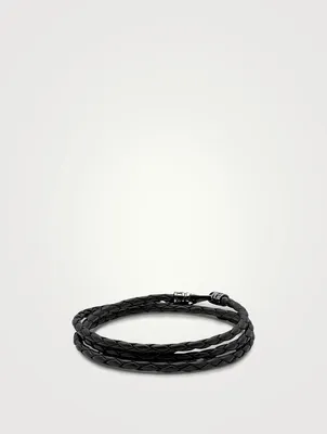 Wraparound Leather Bracelet