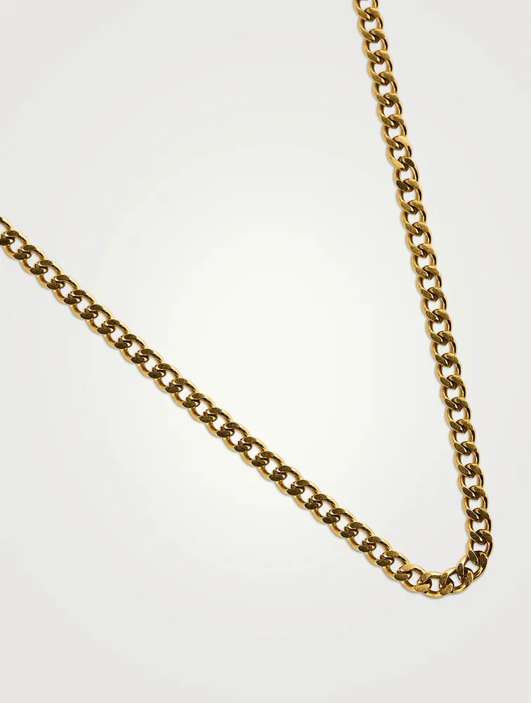 3mm Gold Plated Cuban Chain Necklace