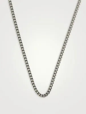 3mm Stainless Steel Cuban Chain Necklace