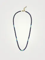 Lapis Turquoise Beaded Necklace