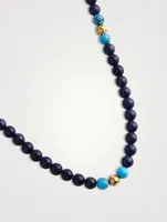 Lapis Turquoise Beaded Necklace