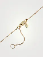 Love Letter 14K Gold Single Diamond A Necklace
