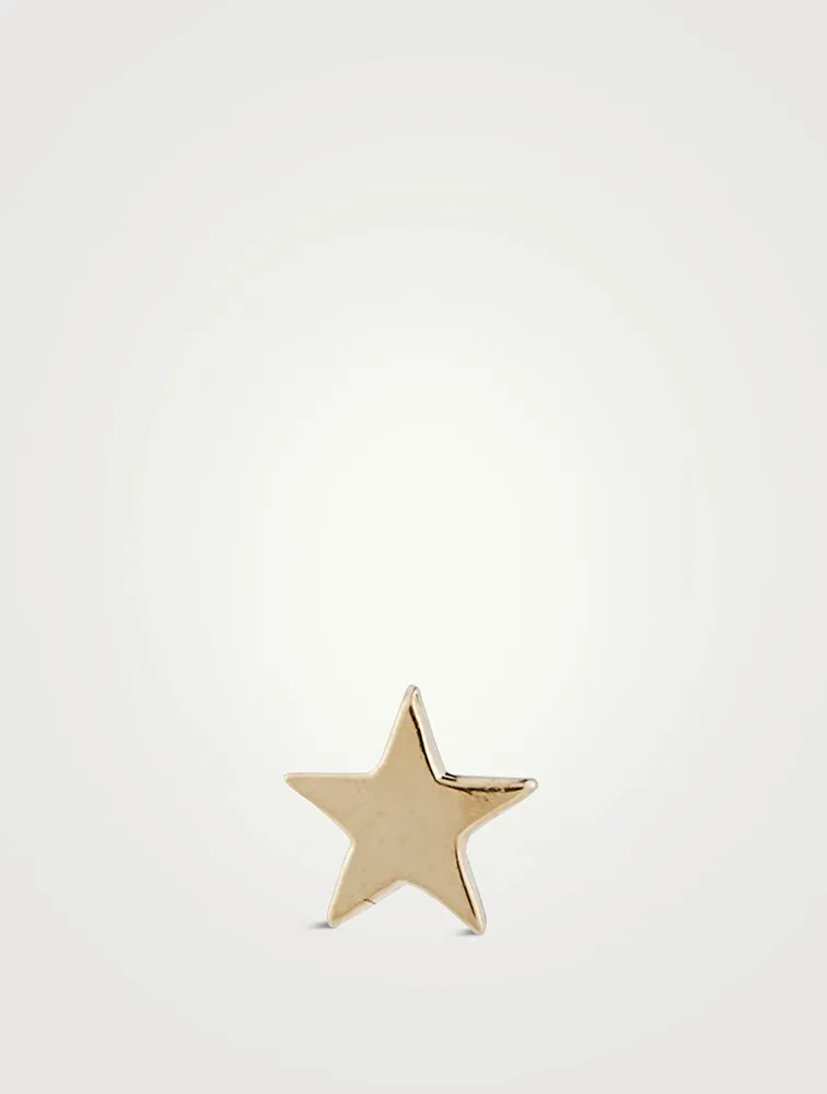Jac+Jo 14K Gold Icon Star Stud Earring