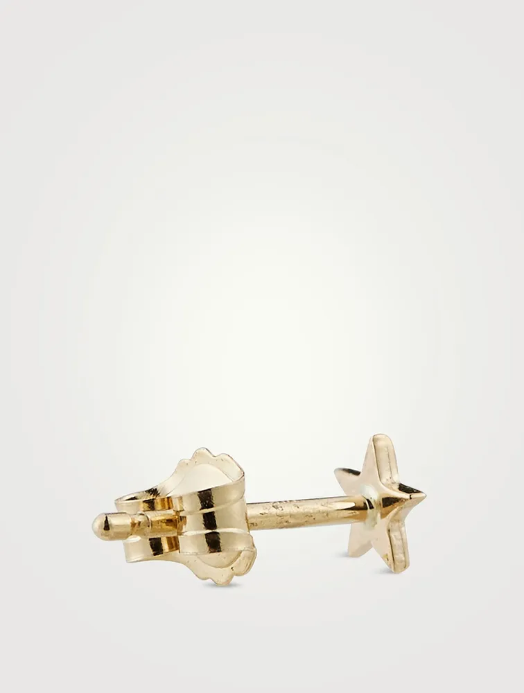 Jac+Jo 14K Gold Icon Star Stud Earring