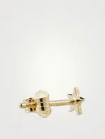 Jac+Jo 14K Gold Icon Star Stud Earring