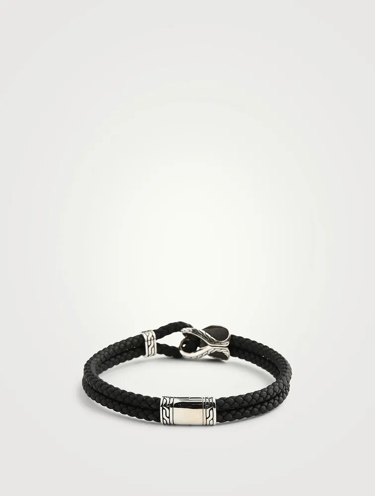 Asli Leather Double Row Bracelet