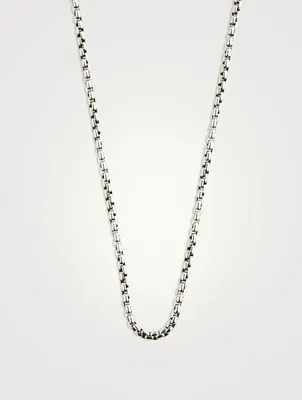 2.7MM Silver Box Chain Necklace