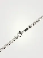 Silver Curb Chain Necklace