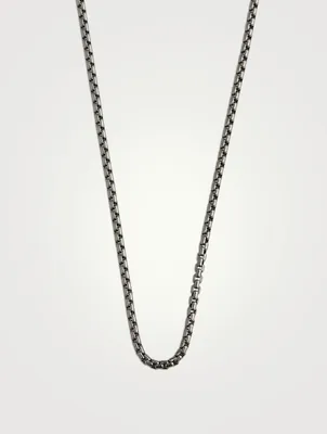 Silver Box Chain Necklace