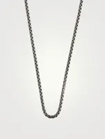 Silver Box Chain Necklace