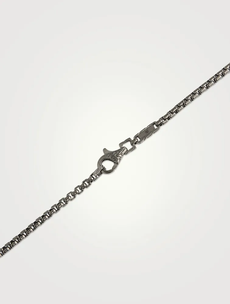 Silver Box Chain Necklace