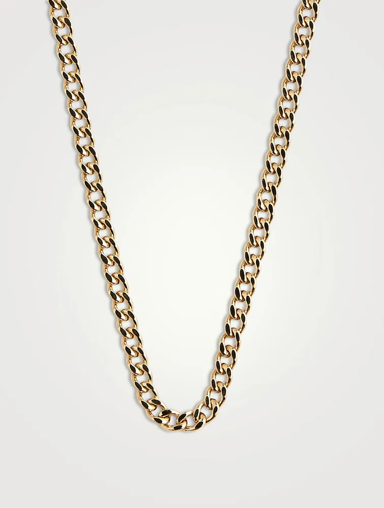 2MM Gold Curb Chain Necklace