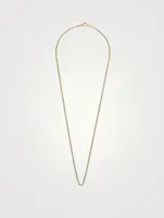 2MM Gold Curb Chain Necklace