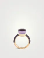 Nudo Classic Ring With Amethyst And Jade