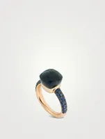 Nudo Classic Ring With London Blue Topaz, Lapis And Blue Sapphire