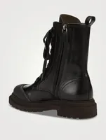 Leather Combat Boots