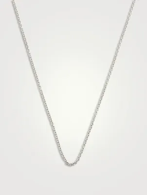 Wulu -Inch 18K White Gold Chain