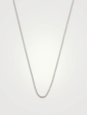 Wulu 18-Inch 18K White Gold Chain