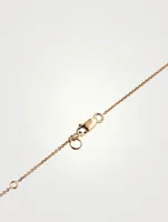 Wulu 18K Rose Gold Necklace With Jade And Diamonds