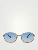 Hustler Double Rope Rectangular Sunglasses