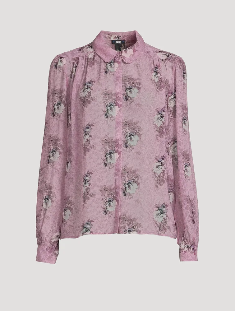 Maryanne Silk Shirt Floral Print