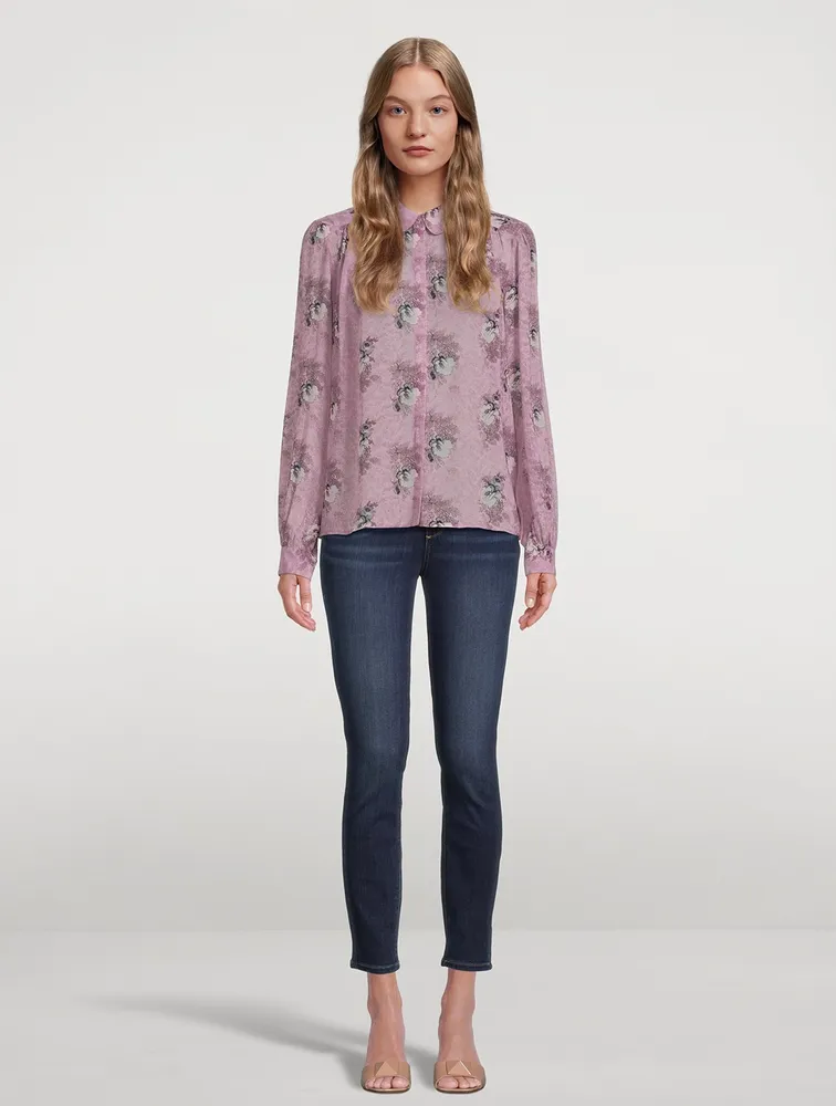 Maryanne Silk Shirt Floral Print