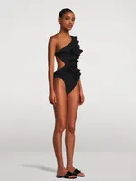 Devi Cut-Out One-Piece Swimsuit