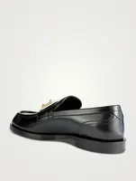 Brushed Leather Loafers