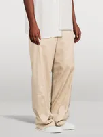 Twisted Cotton Chino Pants