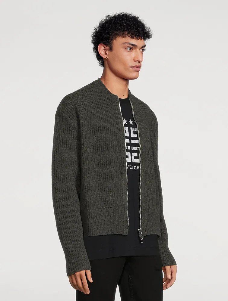 Wool Oversized Cardigan
