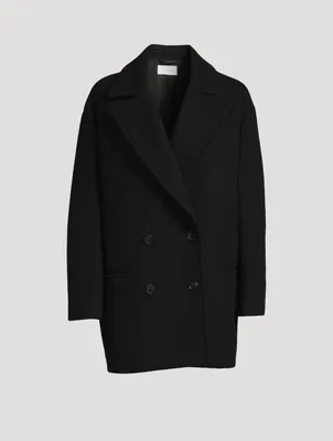 Atis Double-Breasted Wool And Cashmere Coat