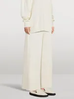 Delphine Silk And Cotton Trousers