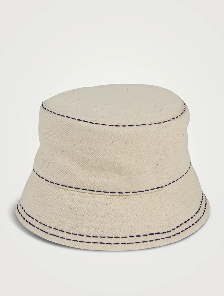 Monogram-embellished Bucket Hat