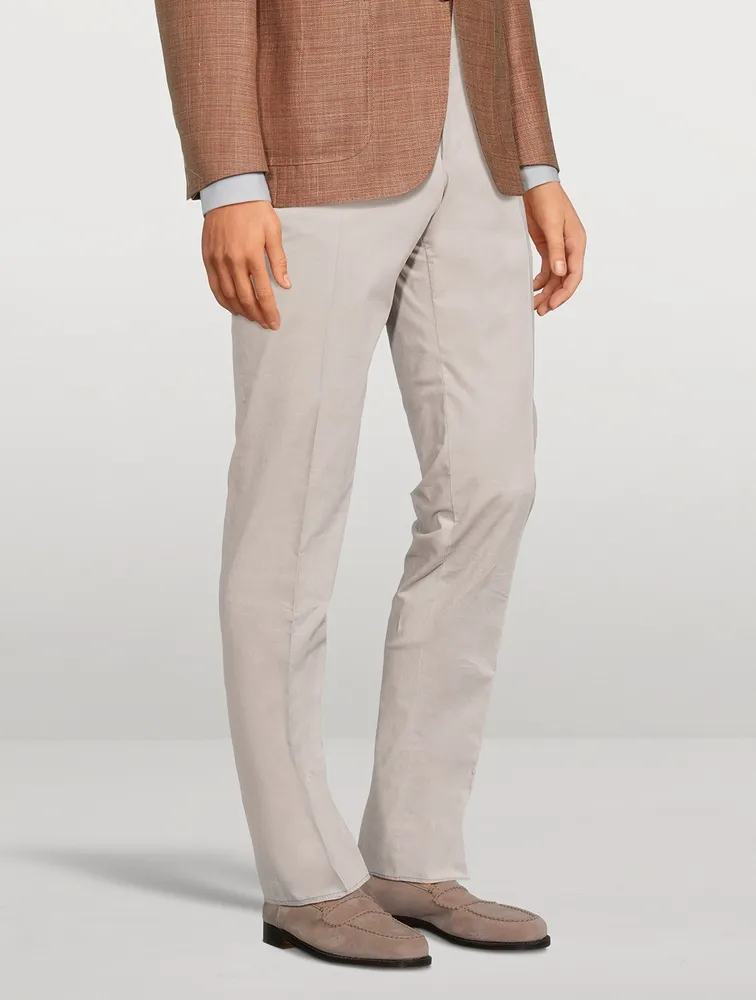 Cotton Stretch Corduroy Pants