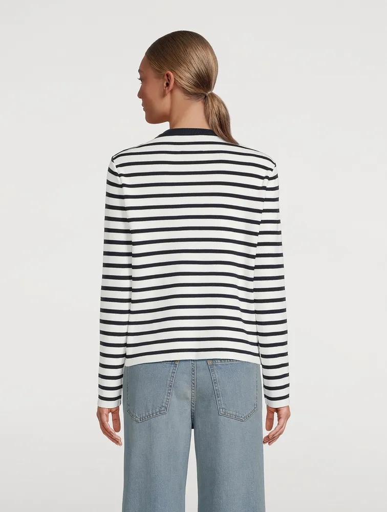 Sailor Sweater With Shoulder Buttons