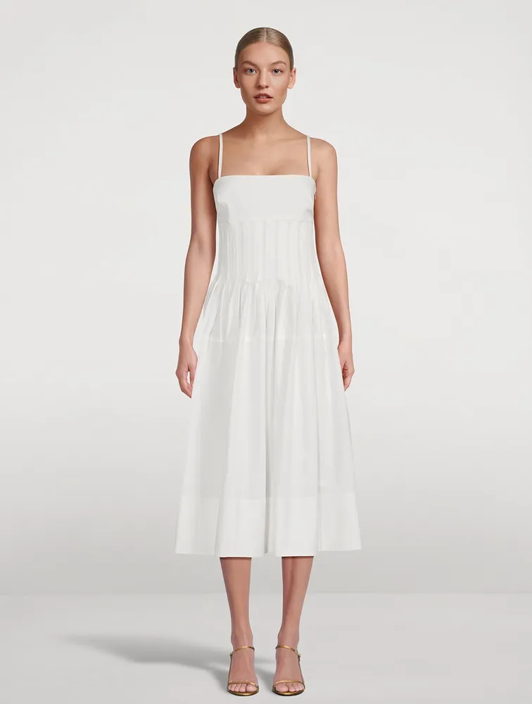 Eco Poplin Midi Dress