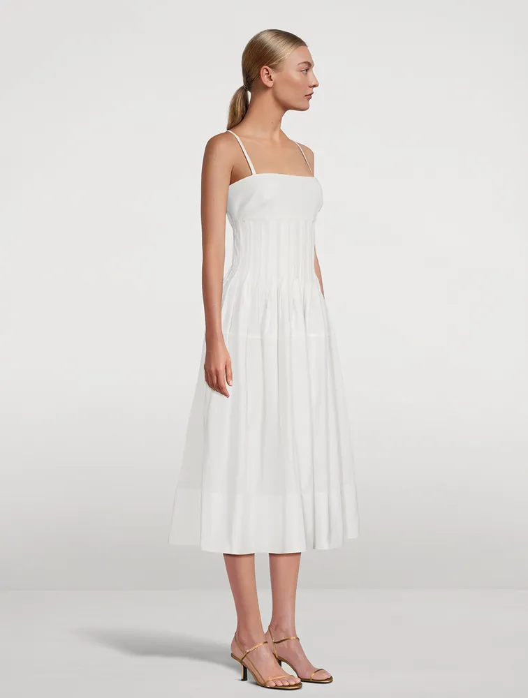 Eco Poplin Midi Dress