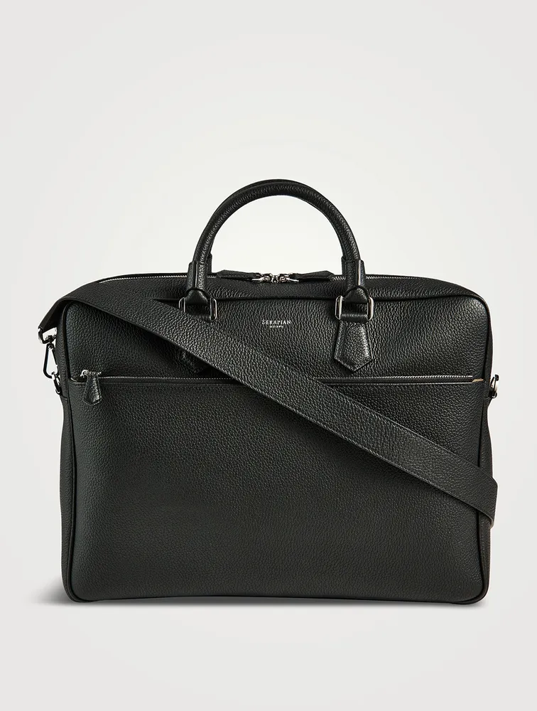 Cachemire Leather Slim Briefcase