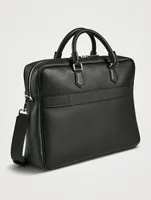 Cachemire Leather Slim Briefcase