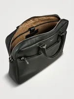 Cachemire Leather Slim Briefcase