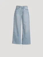 Le High 'N' Tight Wide-Leg Crop Jeans